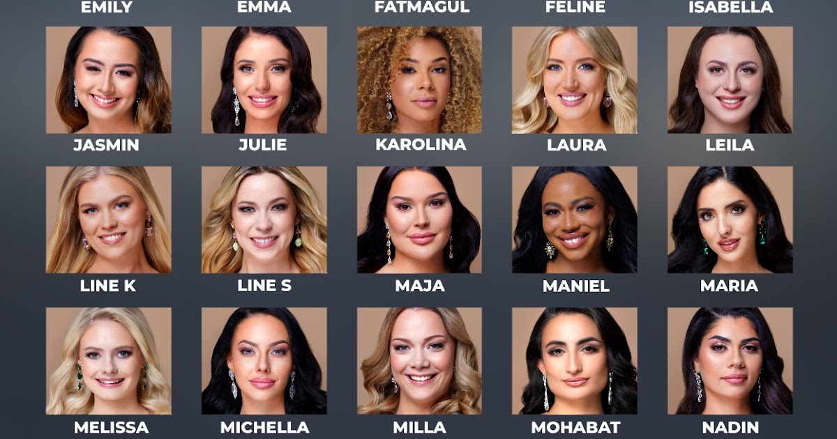 Miss Denmark 2023 Meet the Top 30 contestants